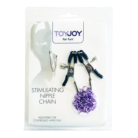 Pinces pour tétons NIPPLE CHAIN PURPLE