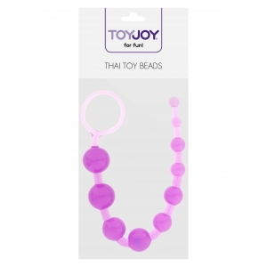 Chapelet anal THAI TOY BEADS 26 x 2.4cm Fuchsia