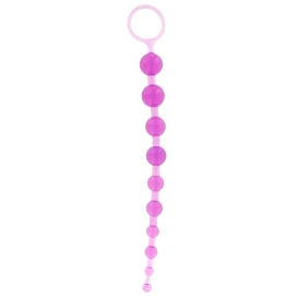 Chapelet anal THAI TOY BEADS 26 x 2.4cm Fuchsia