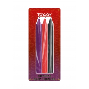 Bougies SM JAPANESE DRIP - Lot de 3