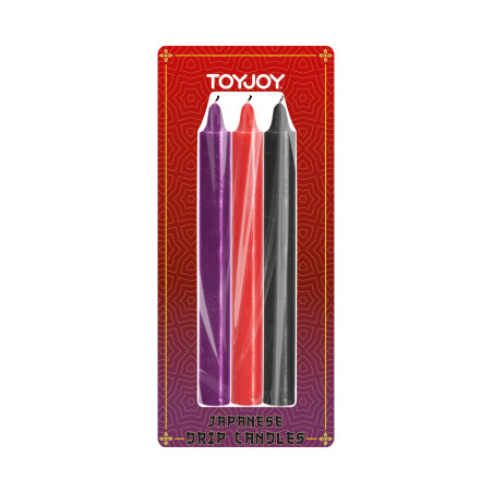 Bougies SM JAPANESE DRIP - Lot de 3
