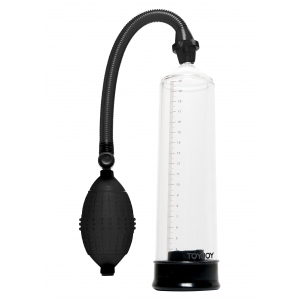 Pompe à pénis POWERPUMP 20 x 5.3cm Transparente