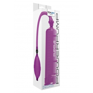 Pompe à pénis POWERPUMP 20 x 5.3cm Violette
