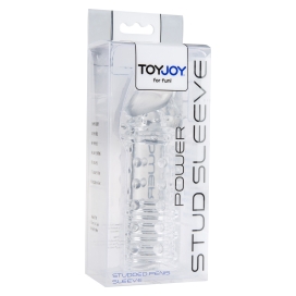 Gaine de pénis STUD SLEEVE 15 x 4.2cm Transparente 2