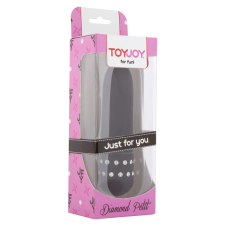Vibro DIAMOND PETIT 12cm Noir