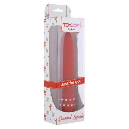 Vibro DIAMOND SUPERBE 15cm Rouge