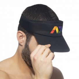 Casquette Visière RAINBOW TENNIS Noire 2