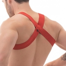 Harnais élastique MATT POP Rouge 2