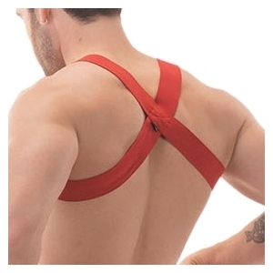Harnais élastique MATT POP Rouge