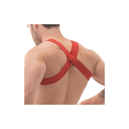 Harnais élastique MATT POP Rouge