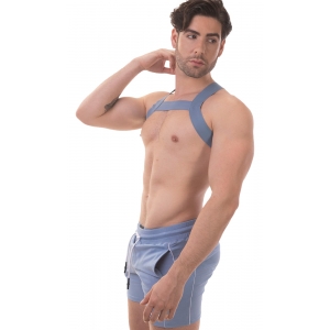 Harnais élastique MATT POP Bleu