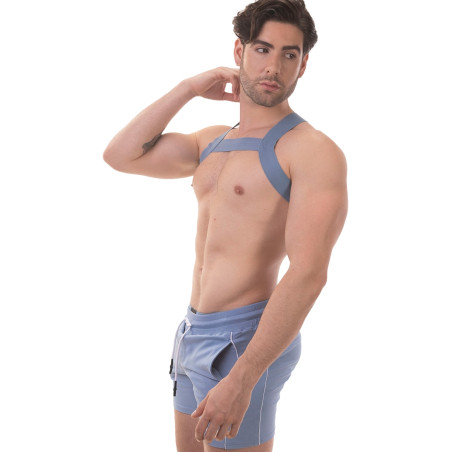 Harnais élastique MATT POP Bleu