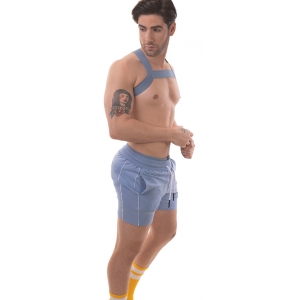 Harnais élastique MATT POP Bleu