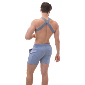 Harnais élastique MATT POP Bleu
