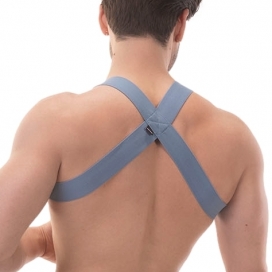 Harnais élastique MATT POP Bleu 2