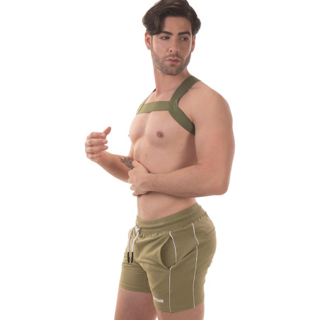 Harnais élastique MATT POP Kaki