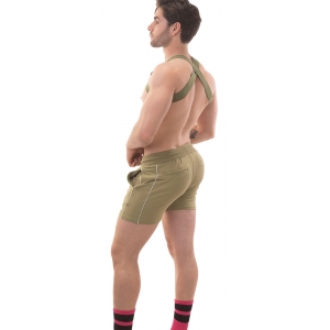 Harnais élastique MATT POP Kaki
