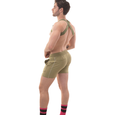 Harnais élastique MATT POP Kaki