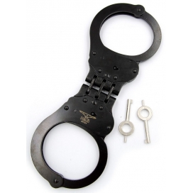 Menottes en métal CUFF HINGED Noires