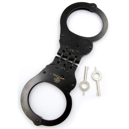 Menottes en métal CUFF HINGED Noires