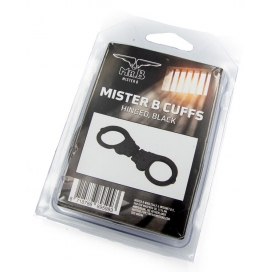 Menottes en métal CUFF HINGED Noires 2