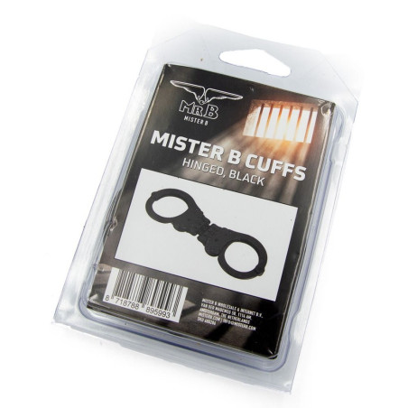 Menottes en métal CUFF HINGED Noires