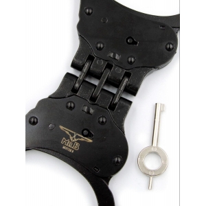 Menottes en métal CUFF HINGED Noires