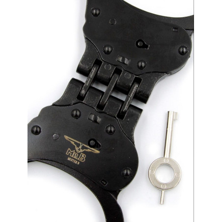 Menottes en métal CUFF HINGED Noires