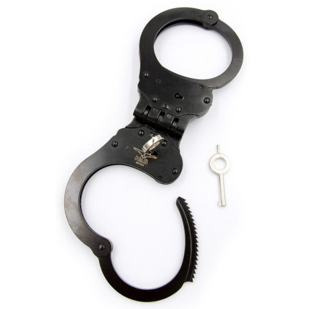 Menottes en métal CUFF HINGED Noires