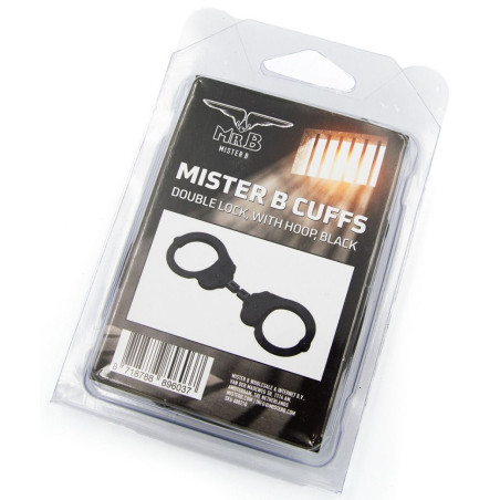 Menottes en métal DOUBLE LOCK Noires