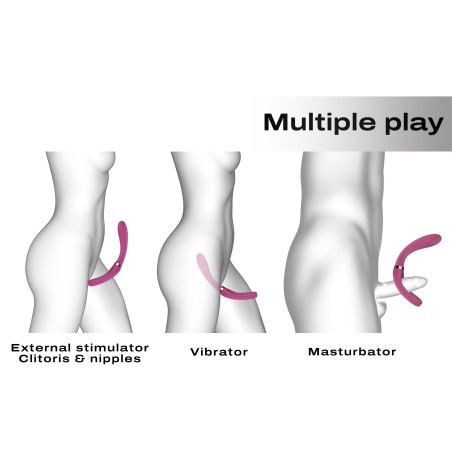 Stimulateur multi-fonctions INFINITE JOY Dorcel Mauve