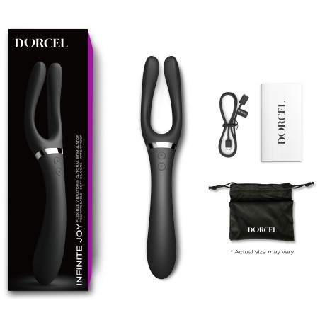 Stimulateur multi-fonctions INFINITE JOY Dorcel Noir