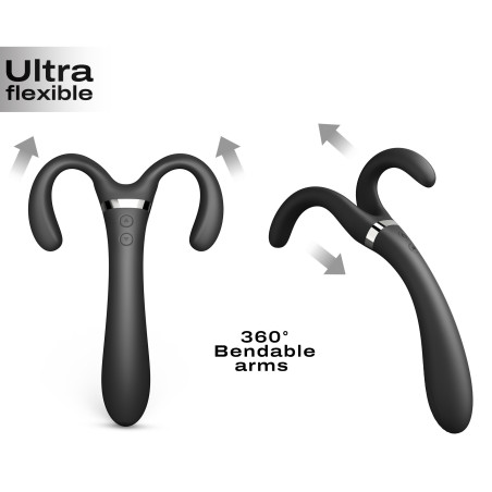 Stimulateur multi-fonctions INFINITE JOY Dorcel Noir