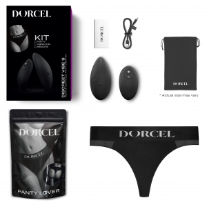 Culotte vibrante télécommandée DISCREET VIBE 10 Vibrations