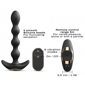 Chapelet anal vibrant FLEXI BALLS Dorcel 16 x 2.8cm
