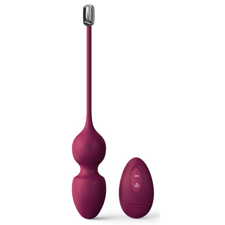 Oeuf Vibrant LOVE BALLS Dorcel 9 x 3.5cm Mauve