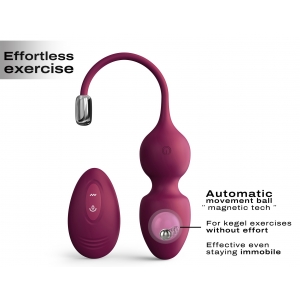 Oeuf Vibrant LOVE BALLS Dorcel 9 x 3.5cm Mauve