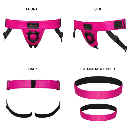 Ceinture Harnais pour Gode STRAP-ON-ME Rose foncé