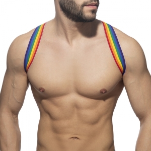 Harnais élastique SPIDER RAINBOW Addicted