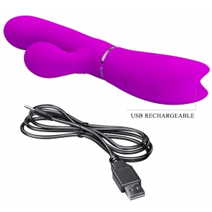 Vibro Rabbit CLIT VIBE Pretty Love 10 x 3.2cm Rose