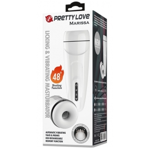 Masturbateur automatique MARISSA Pretty Love Licking-Vibration