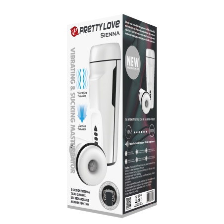 Masturbateur automatique SIENNA Pretty Love Succion-Vibration