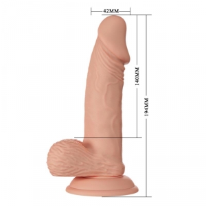 Gode réaliste ZEBULON Beautiful 14 x 3.7cm