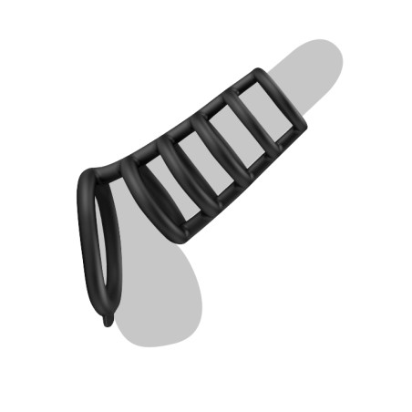 Gaine de pénis avec Anneaux Silicone RODRIGO 10 x 5cm