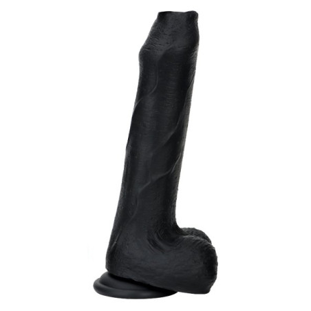 Gode en silicone NOPI 16 x 4cm Noir