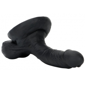 Gode en silicone BIGBAL 14 x 4cm Noir 2