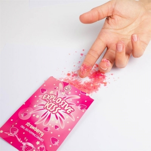 Pack de 48 bonbons Poudre pétillante EXPLOSIVE KISS Menthe et Fraise