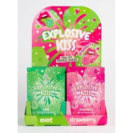 Pack de 48 bonbons Poudre pétillante EXPLOSIVE KISS Menthe et Fraise 2