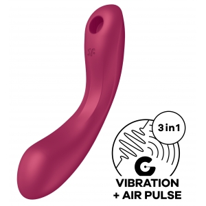 Stimulateur de clitoris CURVY TRINITY 1 Satisfyer Rose