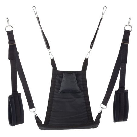 Sling en tissu MYKONOS 4 Points Noir